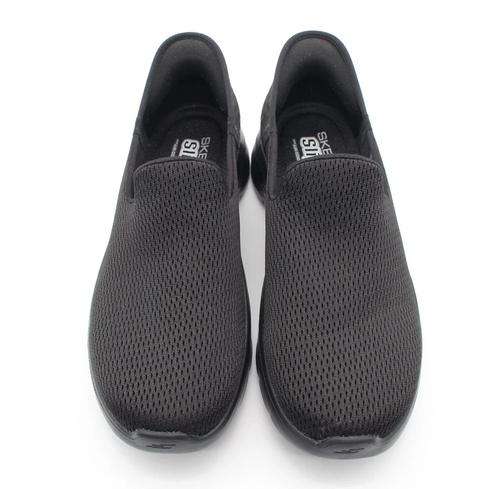 Skechers Slip Ins Go Walk Flex Relish Shoes Womens Size 10N Narrow Width Black - Picture 10 of 11